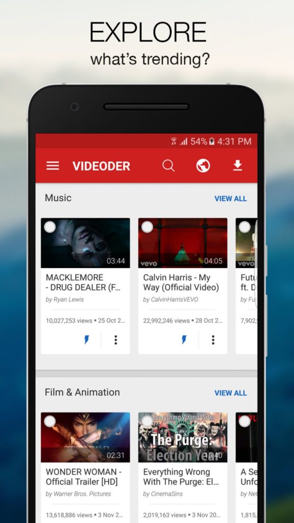 videoder video downloader para android