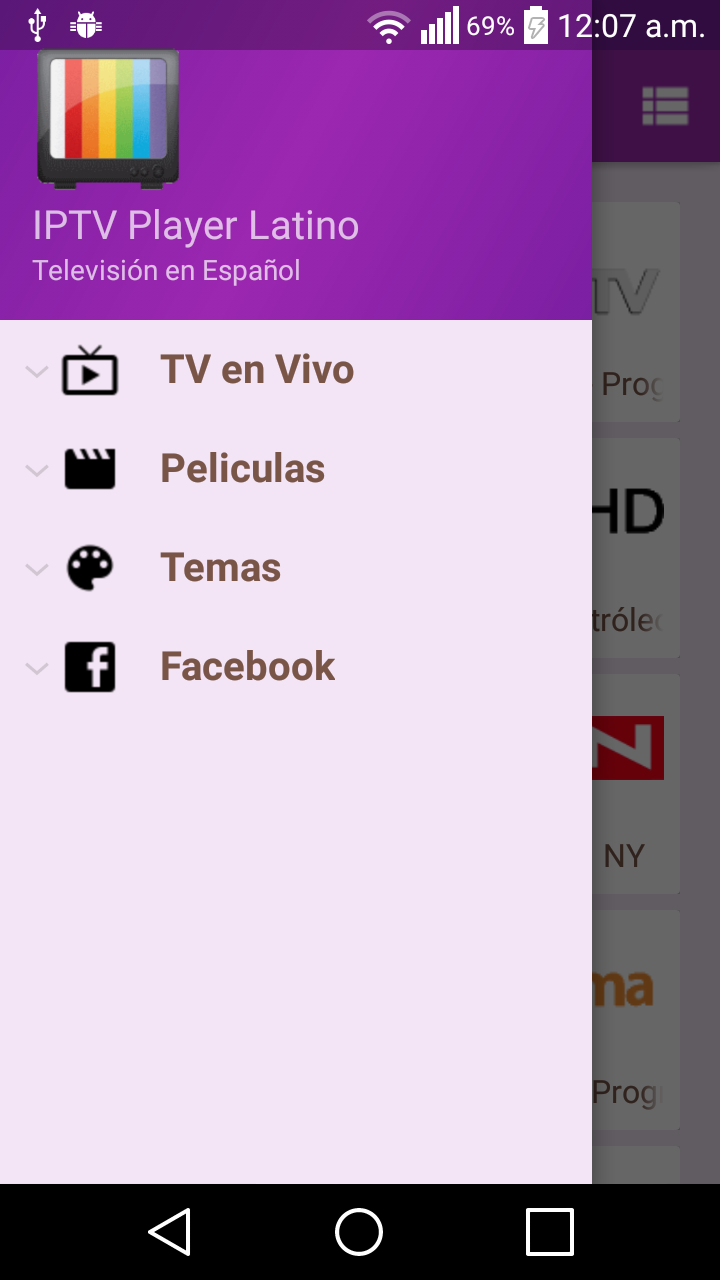 iptv player latino lista m3u