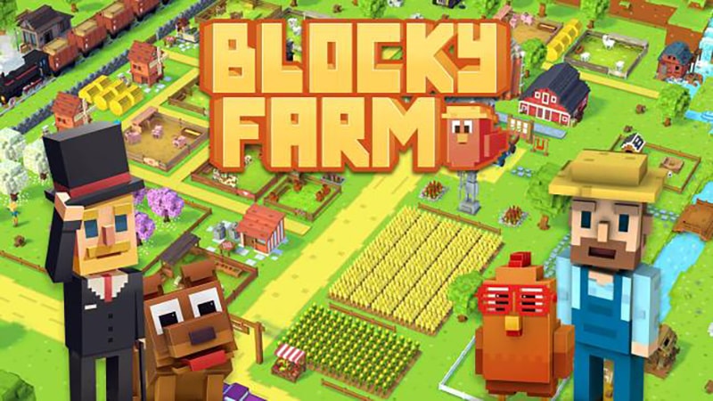 Blocky Farm video
