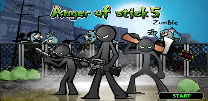 Anger of stick 5: zombie video