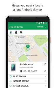 Encontrar mi dispositivo de Google 1