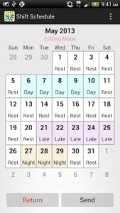 Shift Calendar 2